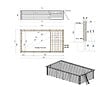ALTANKA - Piscine hors sol en bois AQUA 7 x 3.75 - H.1.45 m avec plage, bleu pâle, cadre en métal - sans dalle - BAS7308OSPU+PLA308 - vignette