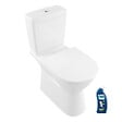 VILLEROY ET BOCH - WC à poser sans bride surélevé sortie horizontale O.novo avec abattant frein de chute + Nettoyant - vignette