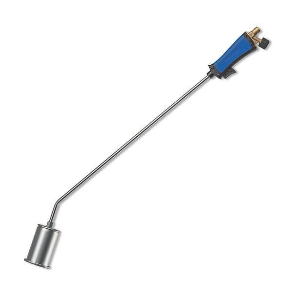 KEMPER - Desherbeur thermique + Chariot à roues pour bouteille gaz + Allume gaz + Détendeur Gaz Bruleur 60mm Tuyau 5m Désherbage KEMPER - large