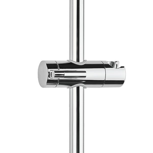 SWISS AQUA TECHNOLOGIES - Swiss Aqua Technologies Ensemble de douche avec douchette 3 jets, mitigeur thermostatique, barre 90.5cm, Chrome/Blanc (SATSSTKPF1) - large