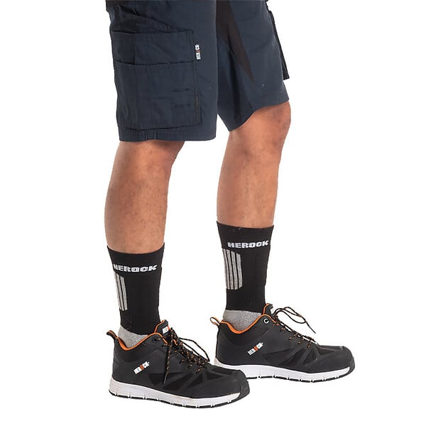 HEROCK - Paire de chaussettes hautes HEROCK Voltis noires - large