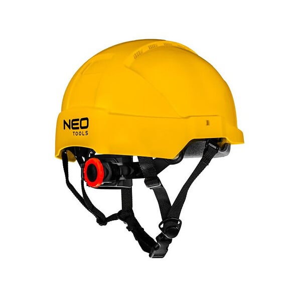 NEO TOOLS - Casque de sécurité pour travaux en hauteur NEOTOOLS 97-210 Plastique ABS - Jaune - large