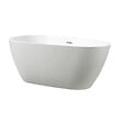 STANO - Baignoire îlot design ovale PHOENIX blanche 150 cm - vignette