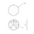 KIAMAMI VALENTINA - Miroir Rond Pour Salle De Bain Avec Diamètre Cm 70 Retroéclairé À Led Moderne - vignette