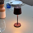 LUMISKY - Lampe de table sans fil MINI KELLY Rouille H22cm - vignette