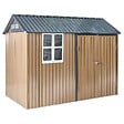 BELIANI - Abri de jardin NOCCIANO 313 cm 220 cm Marron - vignette