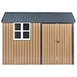 BELIANI - Abri de jardin NOCCIANO 313 cm 220 cm Marron - vignette