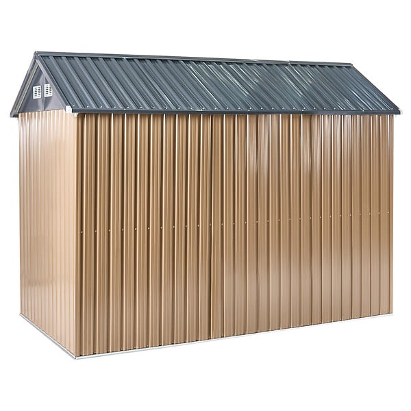 BELIANI - Abri de jardin NOCCIANO 313 cm 220 cm Marron - large