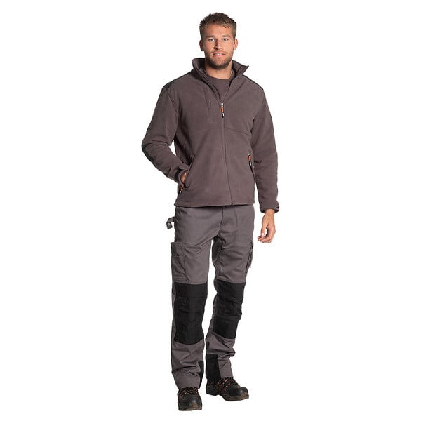 HEROCK - Pantalon de travail multipoches HEROCK Titan gris - large