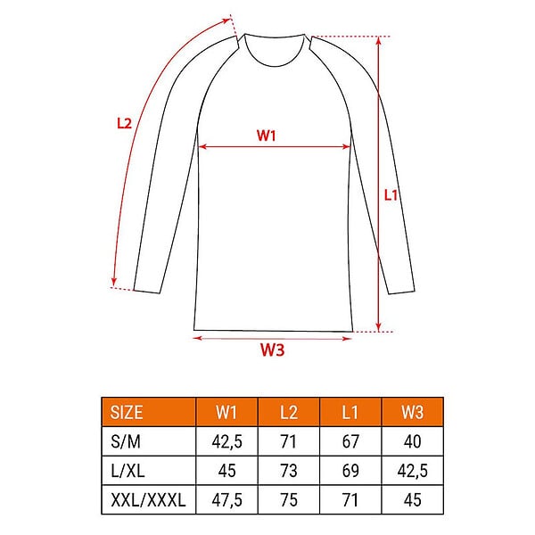 NEO TOOLS - T-shirt manche longue thermique Carbon NEO TOOLS 81-663 - large