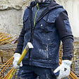 NORTH WAYS - Blouson de travail NORTH WAYS Pitt Raw Jean - vignette