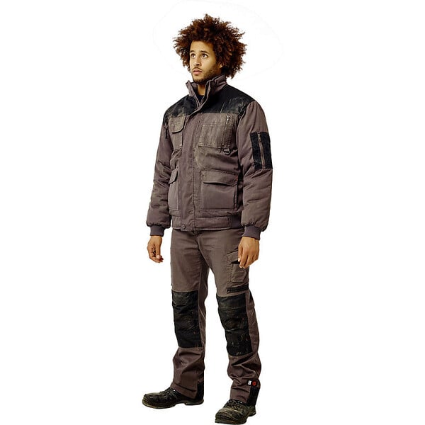 HEROCK - Pantalon de travail multipoches HEROCK Mars gris/noir - large