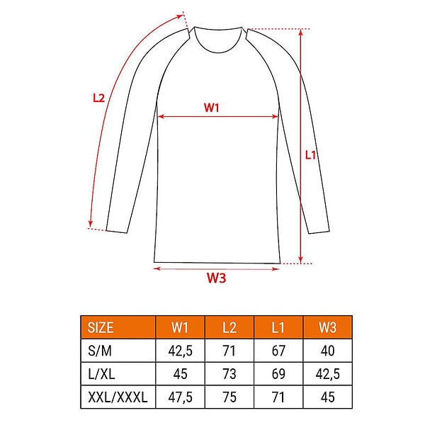 NEO TOOLS - T-shirt manche longue thermique Carbon NEO TOOLS 81-663 - large