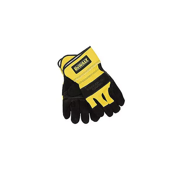 DEWALT - Gants de travaux lourds DEWALT DPG41L EU taille 9 en cuir paume doublée - large