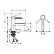HANSGROHE - Finoris mitigeur de lavabo � levier, taille S, avec vidage Clic-Clac, noir mat (76010670) - vignette