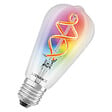 LEDVANCE - Ampoule LED filament E27 Edison - Verre - Blanc chaud 4.5W - vignette