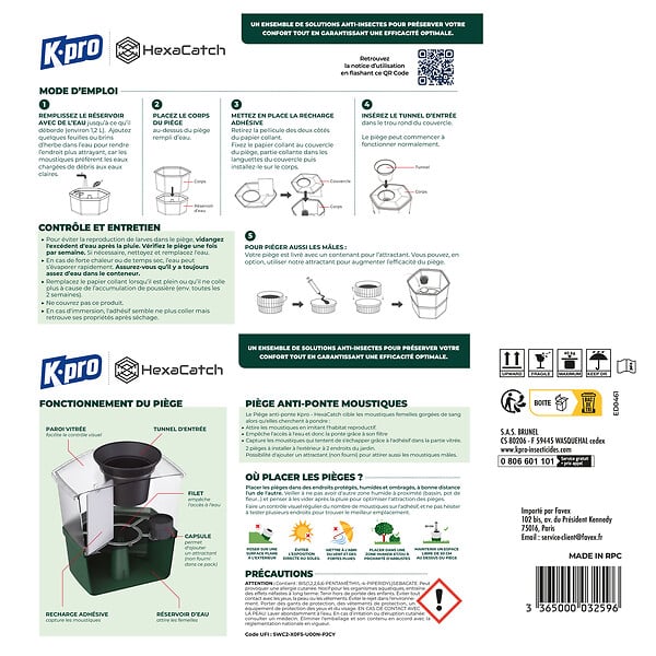 KPRO - 2xPONDOIR MOUSTIQUES - large