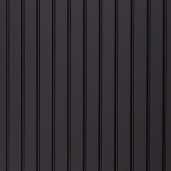GODART - Meuble lave-mains strié Noir mat avec lave-mains et porte serviette intégré pour Robinet à gauche Solo - large