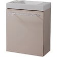 GODART - Meuble Lave-mains Beige cachemire pour robinet à gauche Solo - vignette