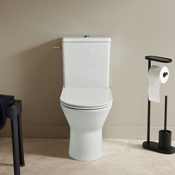 GODART - Pack wc à poser caréné sans bride sortie horizontale vario Spacio - large