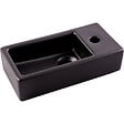 GODART - Lave mains rectangle design noir mat 38 cm - vignette