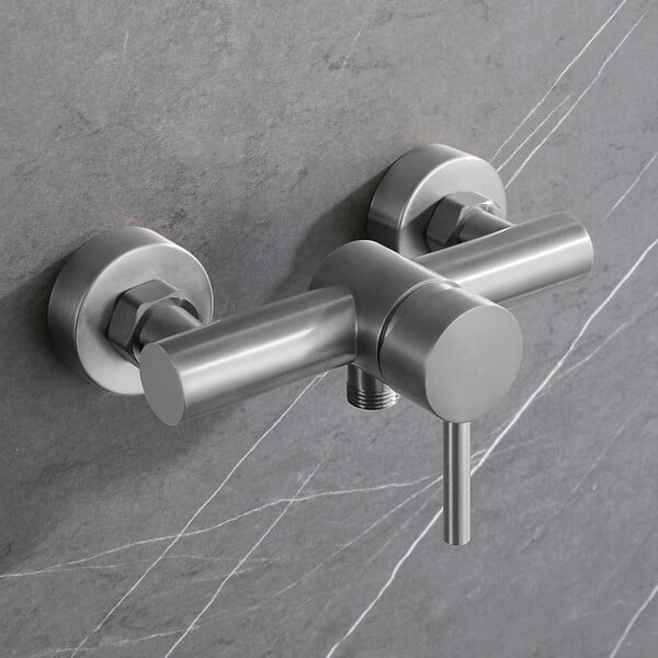 PLANETE BAIN - Mitigeur de douche mécanique inox brossé - Alois - large