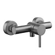 PLANETE BAIN - Mitigeur de douche mécanique inox brossé gun metal - Alois - vignette