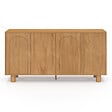 ID MARKET - Buffet 160 cm ARCHIE 4 portes design arche effet bois - vignette