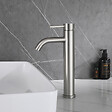 PLANETE BAIN - Mitigeur lavabo haut inox brossé avec bonde H 29.3 cm - Alois - vignette