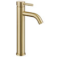 PLANETE BAIN - Mitigeur lavabo haut inox brossé doré avec bonde H 29.3 cm - Alois - vignette