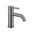 PLANETE BAIN - Mitigeur lavabo inox brossé gun metal avec bonde H 17.2 cm- Alois - vignette