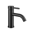 PLANETE BAIN - Mitigeur lavabo inox noir mat avec bonde H 17.2 cm- Alois - vignette