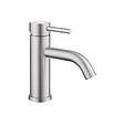 PLANETE BAIN - Mitigeur lavabo inox brossé avec bonde H 17.2 cm- Alois - vignette
