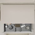 GODART - Meuble salle de bain 80 cm pour vasque à poser - Beige cachemire mat - A suspendre - Karaib 2 - vignette
