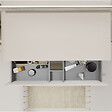 GODART - Meuble salle de bain 100 cm pour vasque à poser - Beige cachemire mat - A suspendre - Karaib 2 - vignette