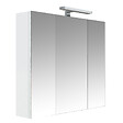 GODART - Armoire miroir de toilette éclairante 3 portes 70 cm blanche Juno 2 - vignette