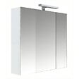 GODART - Armoire miroir de toilette éclairante 3 portes 60 cm blanche Juno 2 - vignette