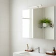 GODART - Armoire miroir de toilette éclairante 3 portes 80 cm blanche Juno 2 - vignette