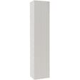 GODART - Meuble colonne salle de bain strié 140 cm suspendu - Blanc mat - Karaib 2 - vignette