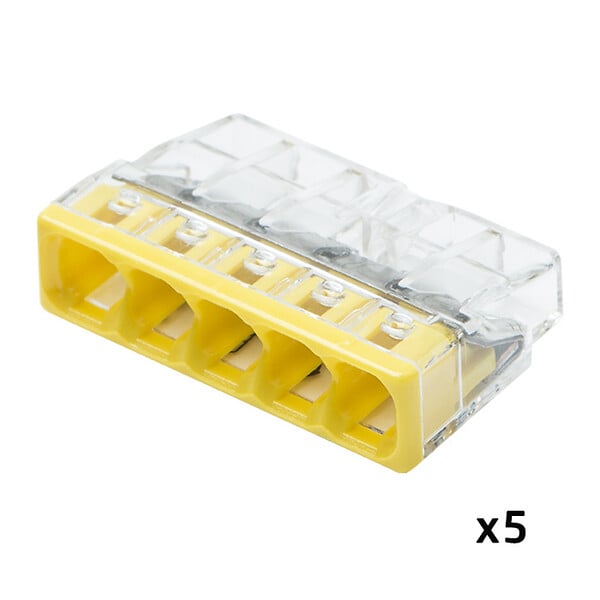 WAGO - Pot de 30 bornes de connexion automatique S2273 2,3 et 5 entrées - large