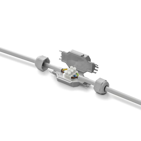 RAYTECH - RAYTECH Boite étanche FRED forme L pour 3 câbles de 2,5 mm² - large