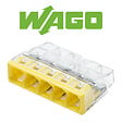 WAGO - Pot de 100 mini bornes de connexion automatique 5 entrées S2273 - vignette