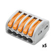 WAGO - WAGO Sachet 30 Bornes (10X2E+15X3E+5X5E) S222 connexion automatique Blibox - vignette