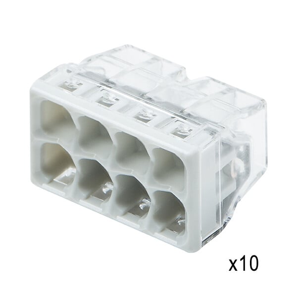 WAGO - WAGO - Pot de 100 mini bornes 2, 3, 5 et 8 entrées S2273 de connexion automatique - large
