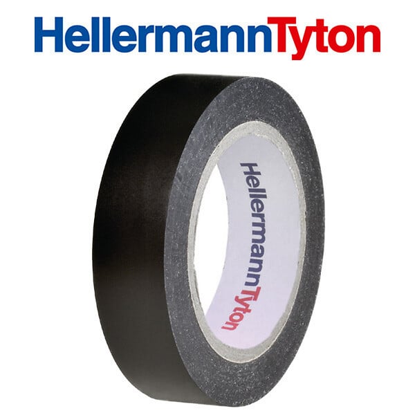 HELLERMANNTYTON - Lot de 10 rubans isolant de 10m et de largeur 15mm Noir-HellermannTyton - large