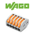 WAGO - Bornes de connexion automatique S222  5 entrées par 40 - vignette