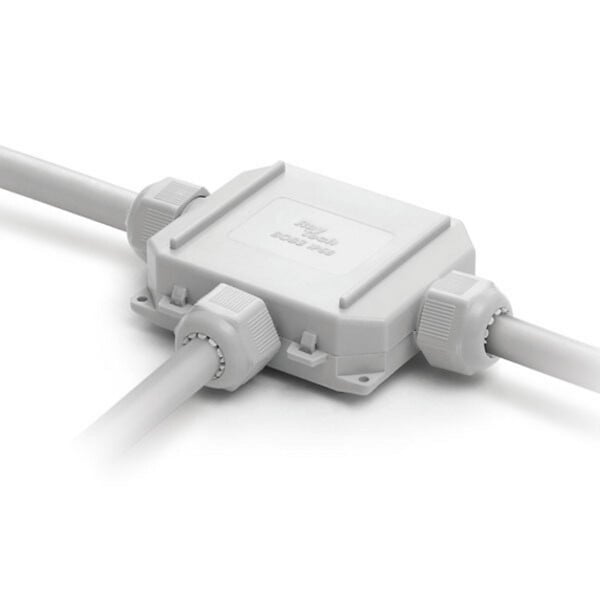 RAYTECH - Boite étanche Bob3 x 2,5 à 4 mm² - Micro-jonction électrique étanche IP68/IP69K avec gel – Connecteur extérieur passante/dérivée - large