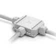 RAYTECH - Boite étanche Bob3 x 2,5 à 4 mm² - Micro-jonction électrique étanche IP68/IP69K avec gel – Connecteur extérieur passante/dérivée - vignette