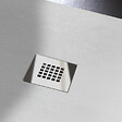 GODART - Receveur de douche 90x90 extraplat antidérapant blanc effet texturé + bonde - Ceane - vignette