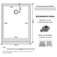GODART - Receveur de douche 90x120 extraplat antidérapant blanc effet texturé + bonde - Ceane - vignette